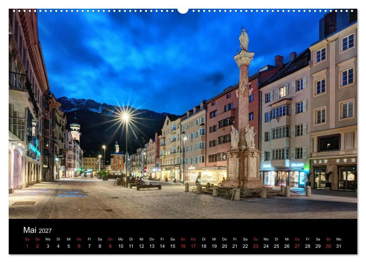 Bild: 9783569693524 | Innsbruck - Capital of the Alps (hochwertiger Premium Wandkalender...
