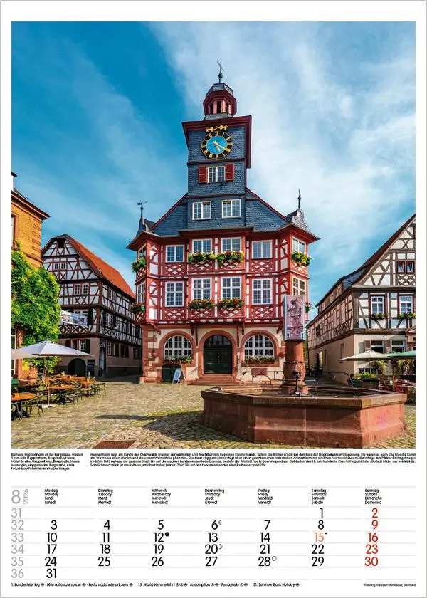 Bild: 9783731883524 | Deutschland 2026 | Verlag Korsch | Kalender | Spiralbindung | 13 S.