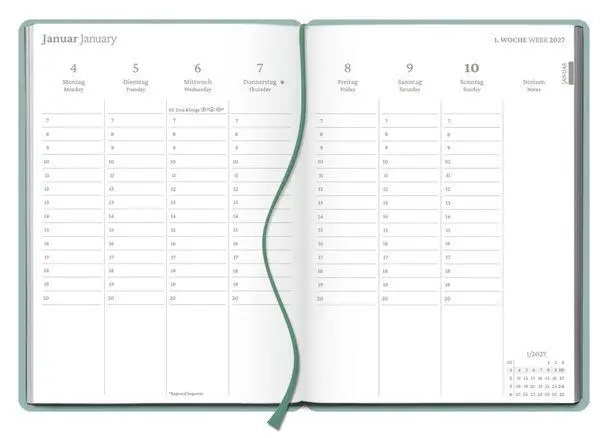 Bild: 9783819303524 | Wochenplaner Salbei 2027 | Korsch Verlag | Taschenbuch | 128 S. | 2027