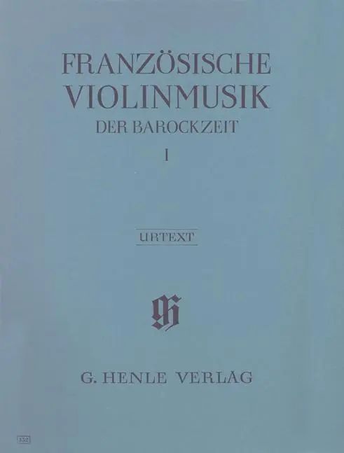 Cover: 9790201803524 | Französische Violinmusik der Barockzeit Band I | Gisela Meyn-Beckmann
