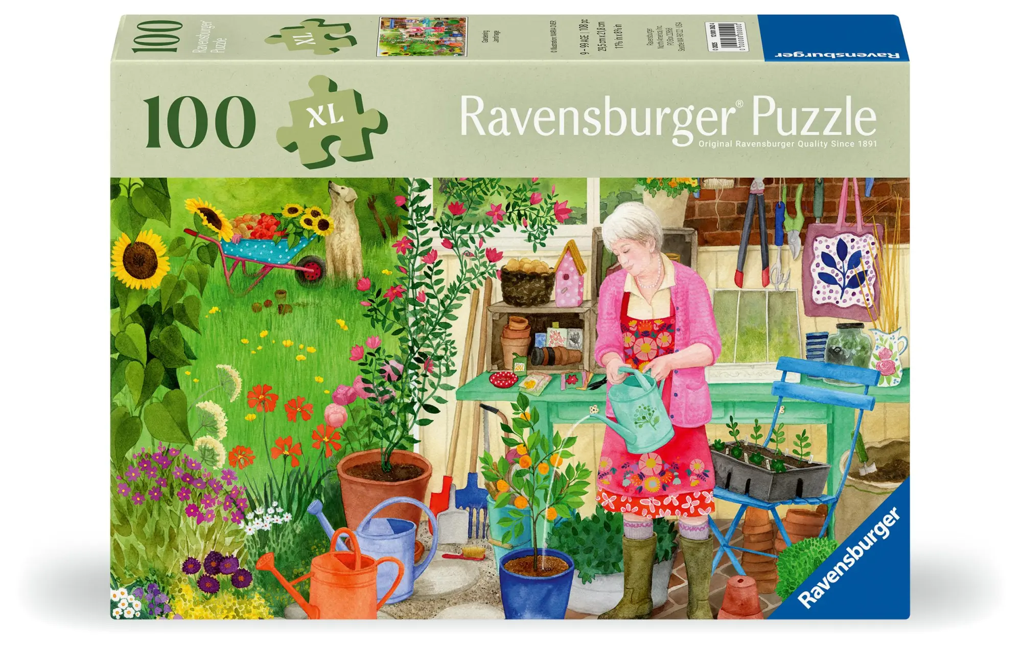 Cover: 4005555013624 | Erwachsenenpuzzle 100 Teile - Gartenarbeit | Spiel | 12001362 | 2025
