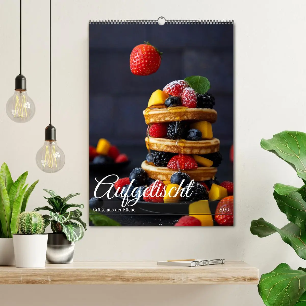 Bild: 9783457263624 | Aufgetischt (Wandkalender 2026 DIN A2 hoch), CALVENDO Monatskalender
