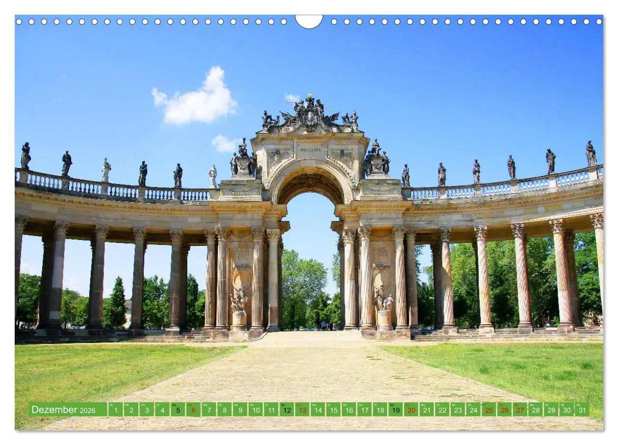 Bild: 9783457643624 | Rund um Schloss Sanssouci (Wandkalender 2026 DIN A3 quer), CALVENDO...