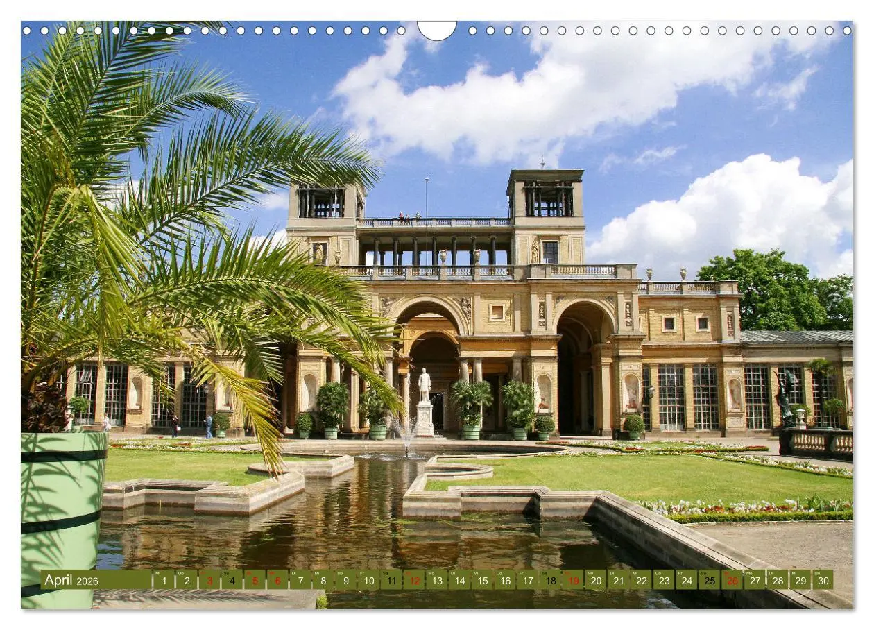 Bild: 9783457643624 | Rund um Schloss Sanssouci (Wandkalender 2026 DIN A3 quer), CALVENDO...