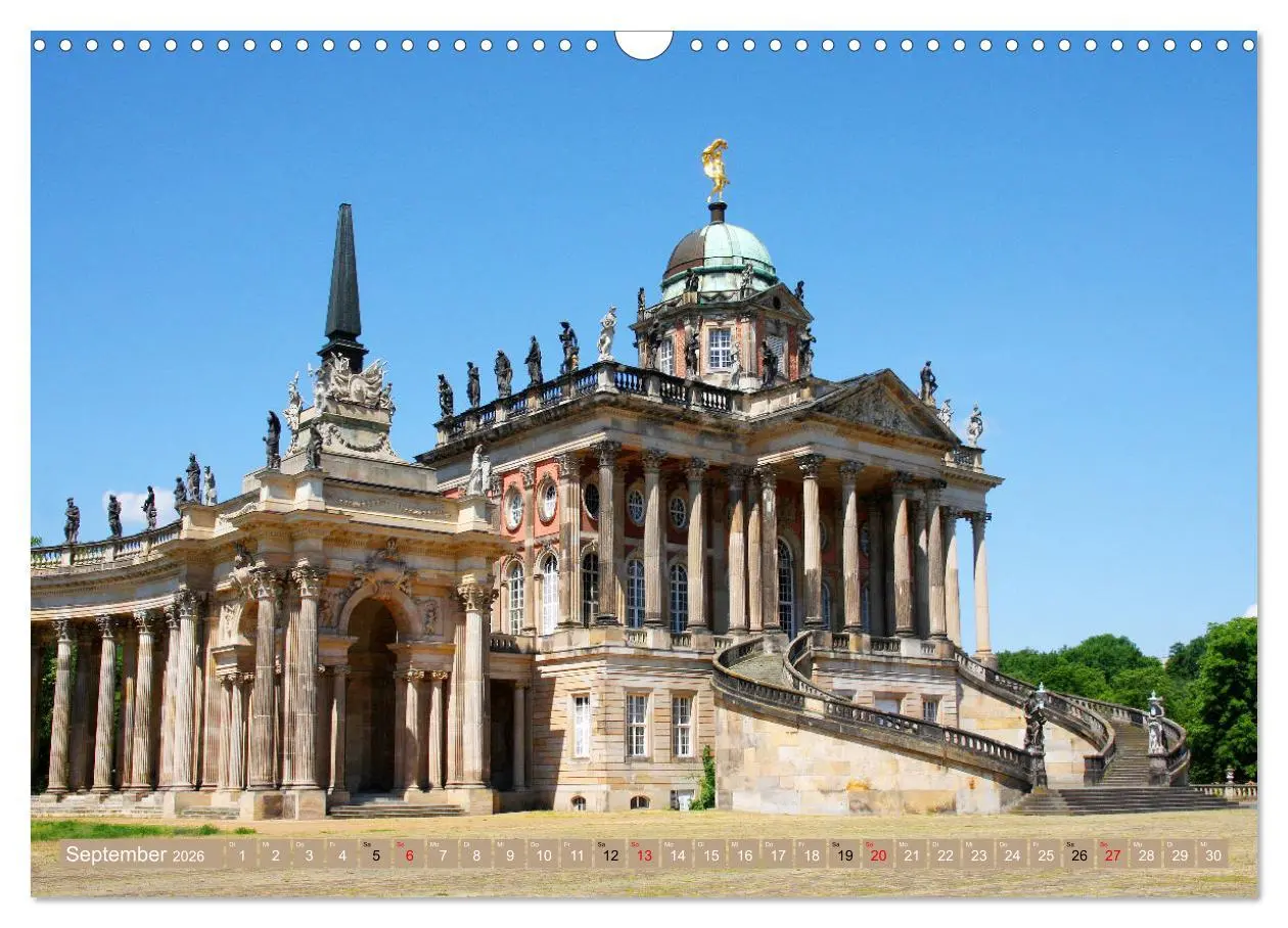 Bild: 9783457643624 | Rund um Schloss Sanssouci (Wandkalender 2026 DIN A3 quer), CALVENDO...
