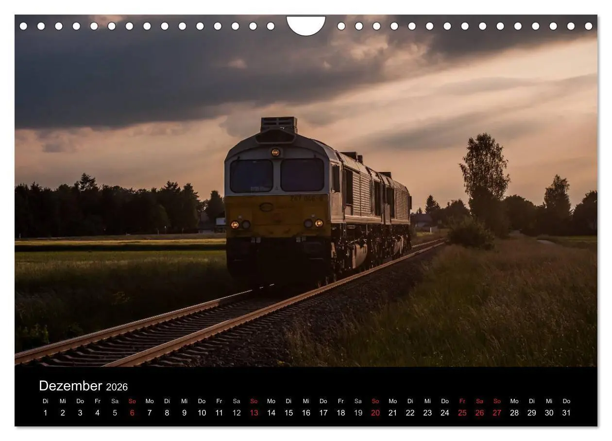 Bild: 9783516043624 | Mit der Bahn durch die Alpen (Wandkalender 2026 DIN A4 quer),...