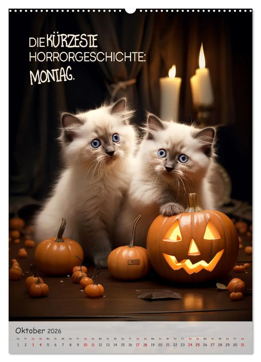 Bild: 9783516283624 | COOLE KATZEN Sprücheklopfer (hochwertiger Premium Wandkalender 2026...