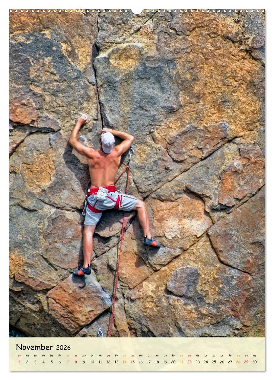 Bild: 9783516353624 | Klettern - Adrenalin pur (hochwertiger Premium Wandkalender 2026...