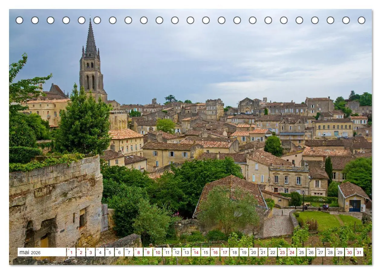 Bild: 9783516593624 | Découvrir la région Nouvelle-Aquitaine (Calendrier de bureau 2026...