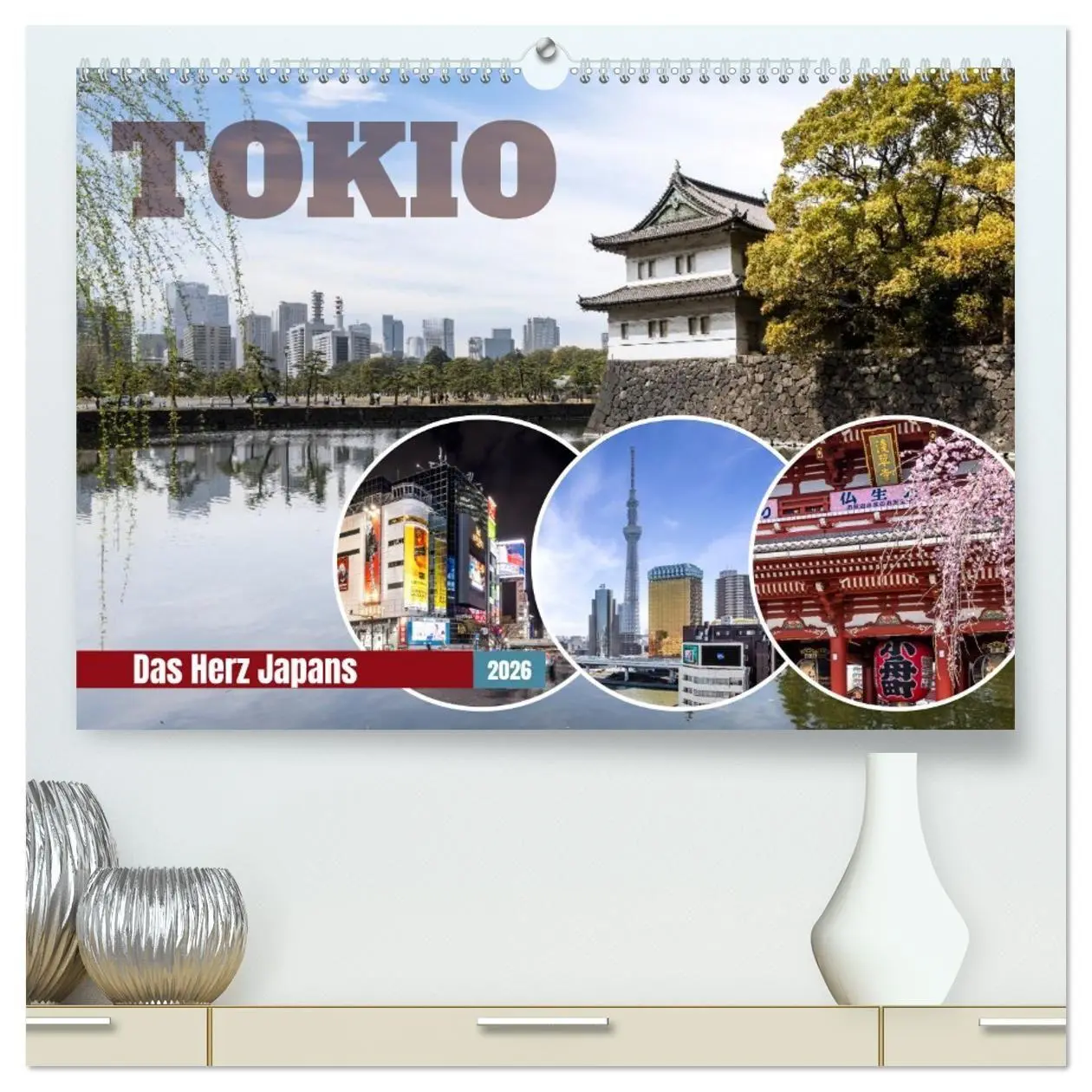 Cover: 9783516663624 | Tokio - Das Herz Japans (hochwertiger Premium Wandkalender 2026 DIN...