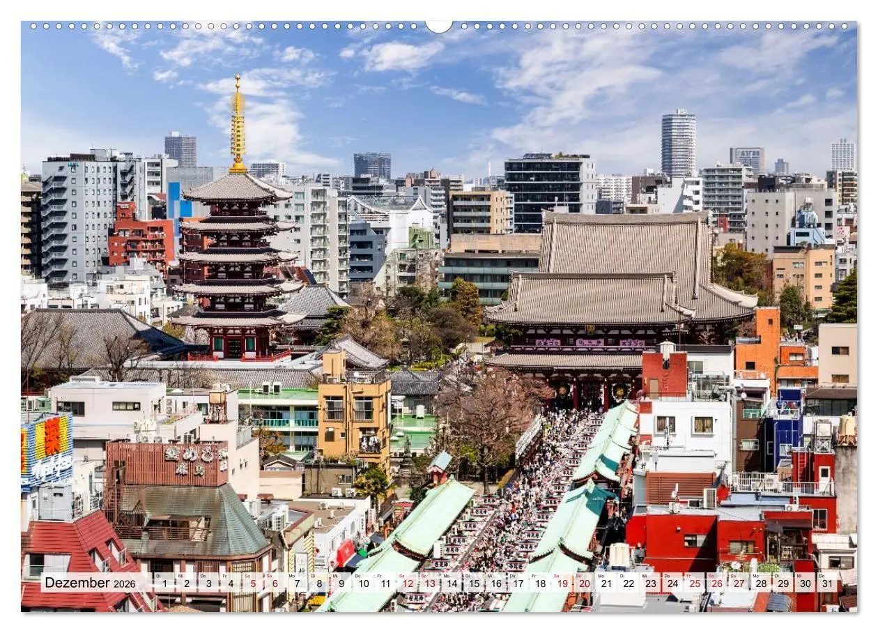 Bild: 9783516663624 | Tokio - Das Herz Japans (hochwertiger Premium Wandkalender 2026 DIN...