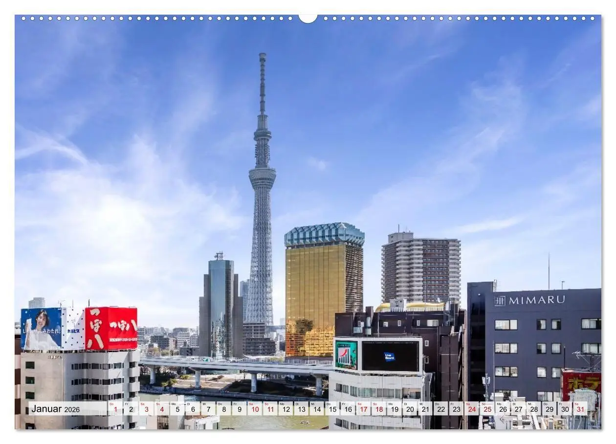 Bild: 9783516663624 | Tokio - Das Herz Japans (hochwertiger Premium Wandkalender 2026 DIN...