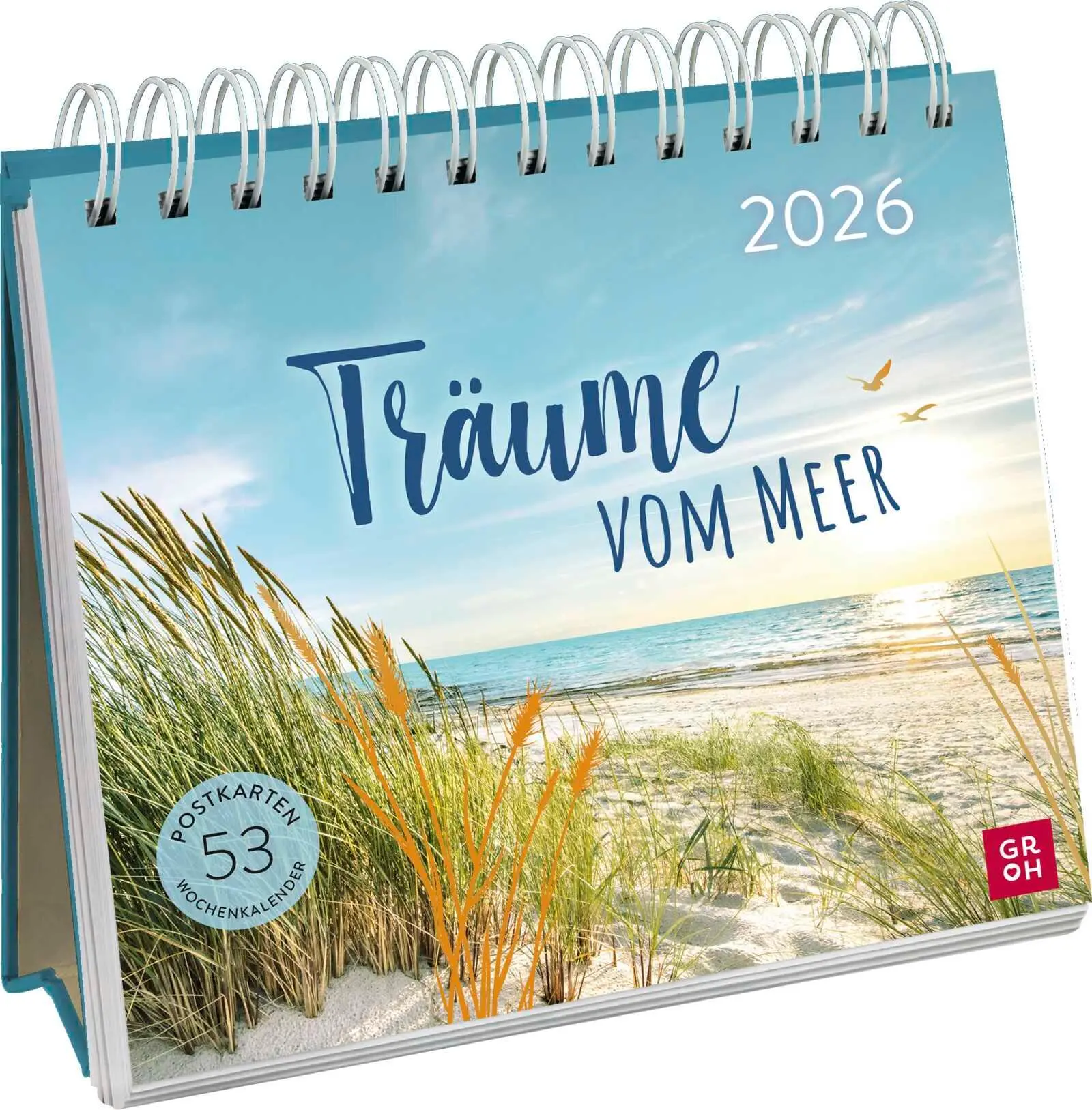 Cover: 4036442013724 | Postkartenkalender 2026: Träume vom Meer | Groh Verlag | Kalender