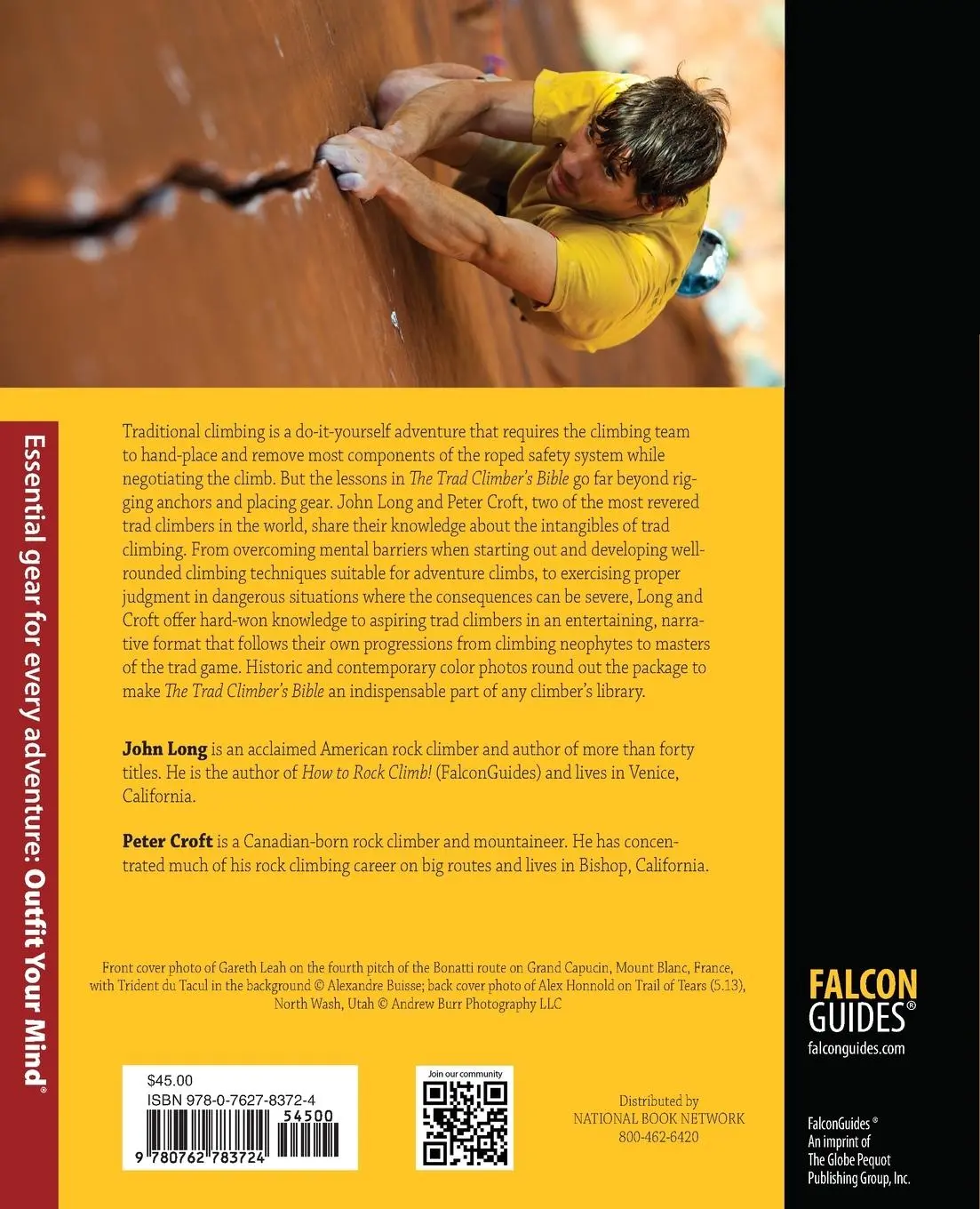 Rückseite: 9780762783724 | Trad Climber's Bible | John Long (u. a.) | Taschenbuch | Englisch