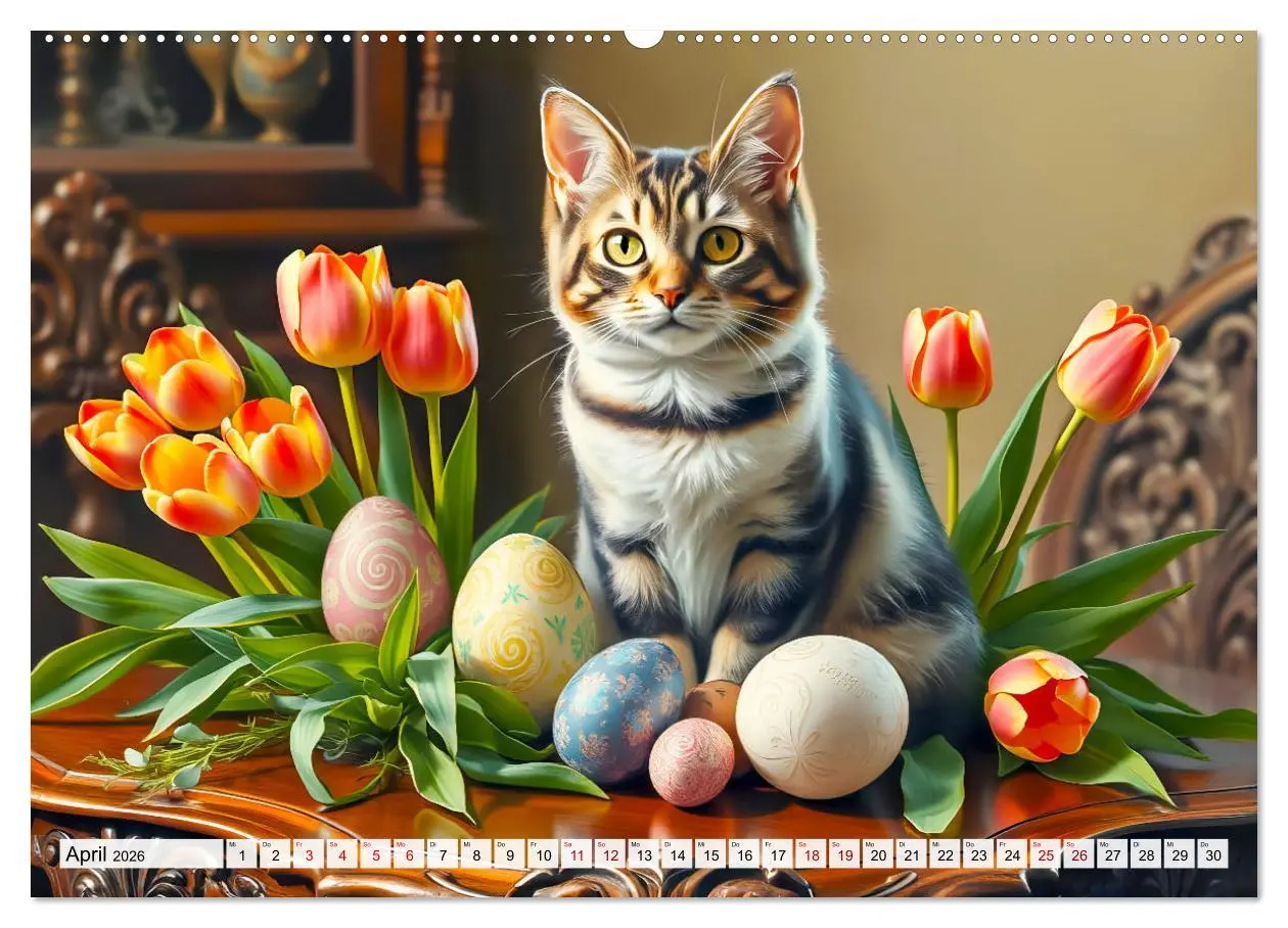 Bild: 9783457253724 | Klassische Katzenporträts - Katzen in opulenten Stillleben...