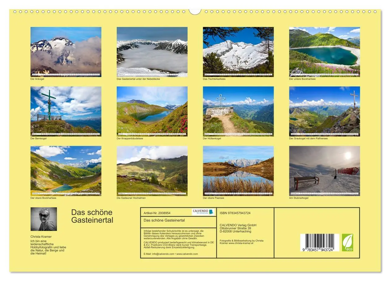 Bild: 9783457943724 | Das schöne Gasteinertal (hochwertiger Premium Wandkalender 2026 DIN...