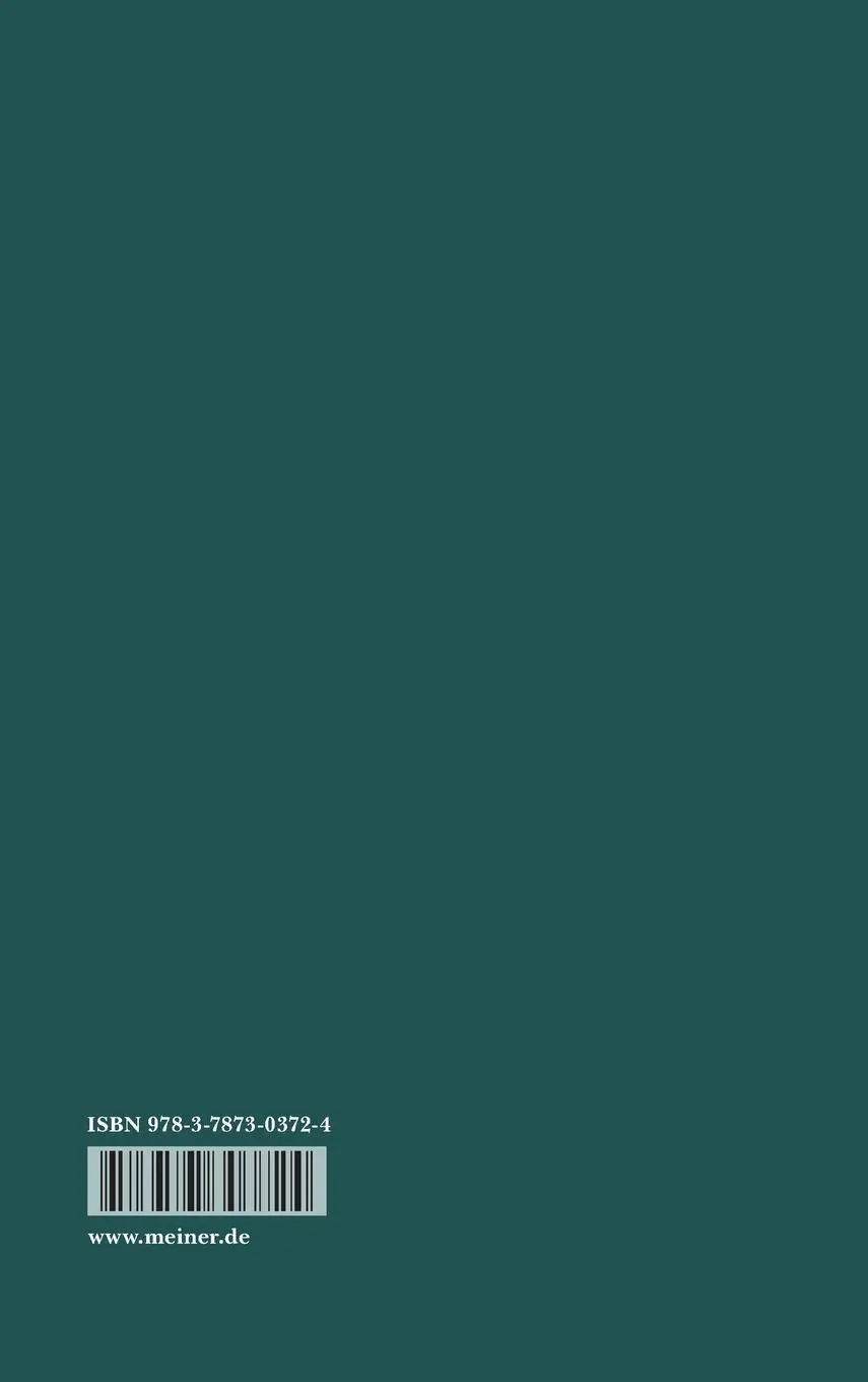 Rückseite: 9783787303724 | Opera omnia / Schriften zur Intellekttheorie | Dietrich von Freiberg