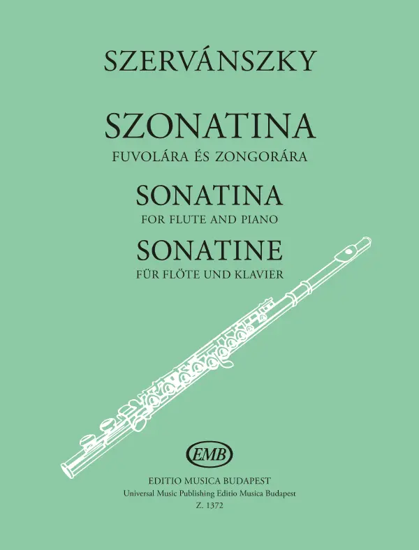 Cover: 9790080013724 | Sonatina | Endre Szervánsky | Buch | Editio Musica Budapest