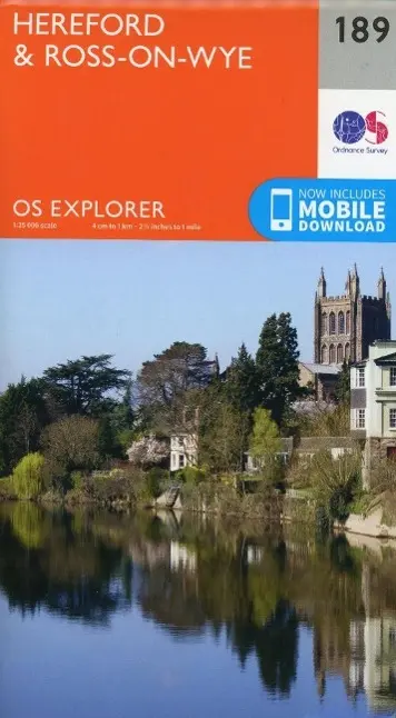 Cover: 9780319243824 | Hereford and Ross-on-Wye | Ordnance Survey | (Land-)Karte | Englisch