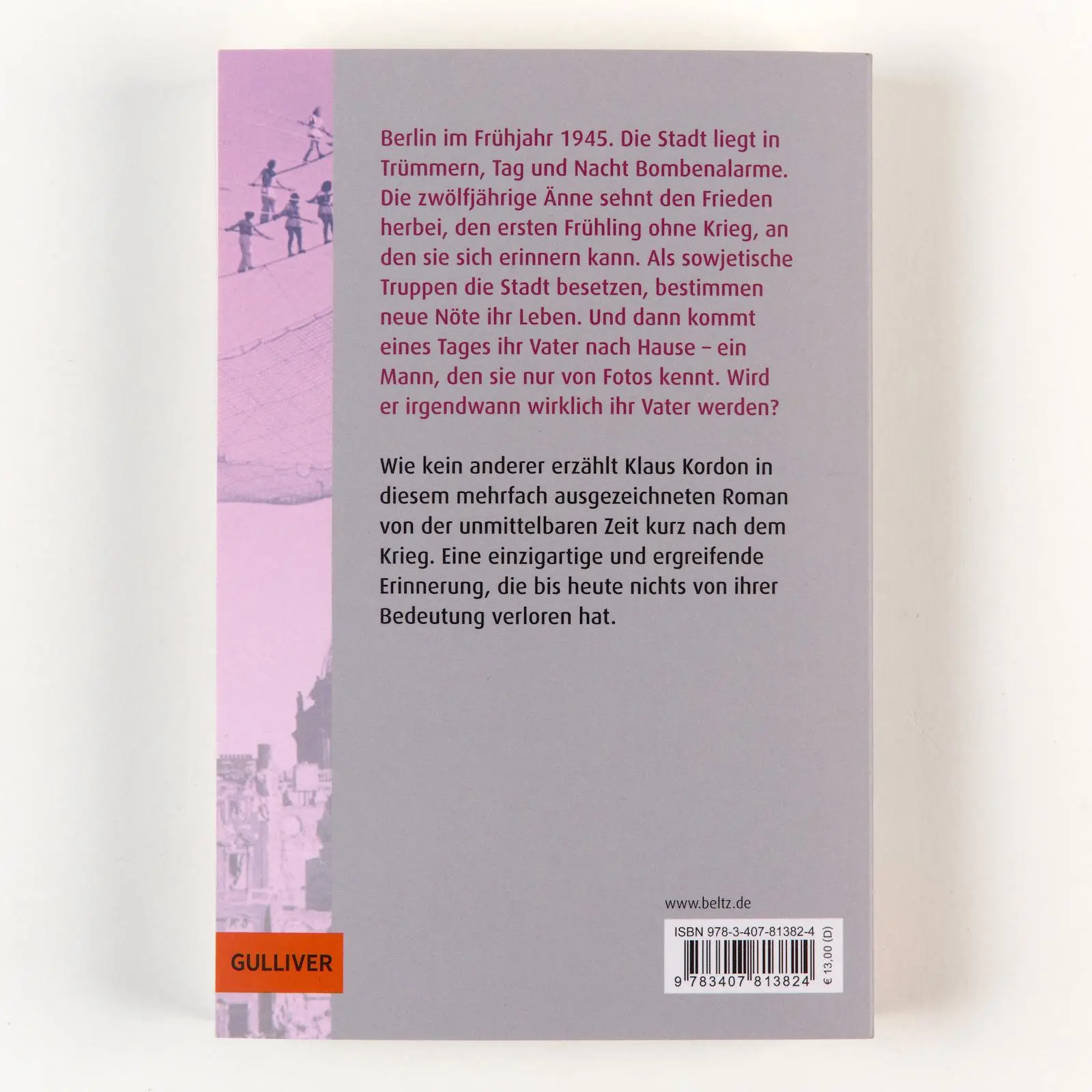 Rückseite: 9783407813824 | Der erste Frühling | Roman. Mit einem Nachwort des Autors | Kordon