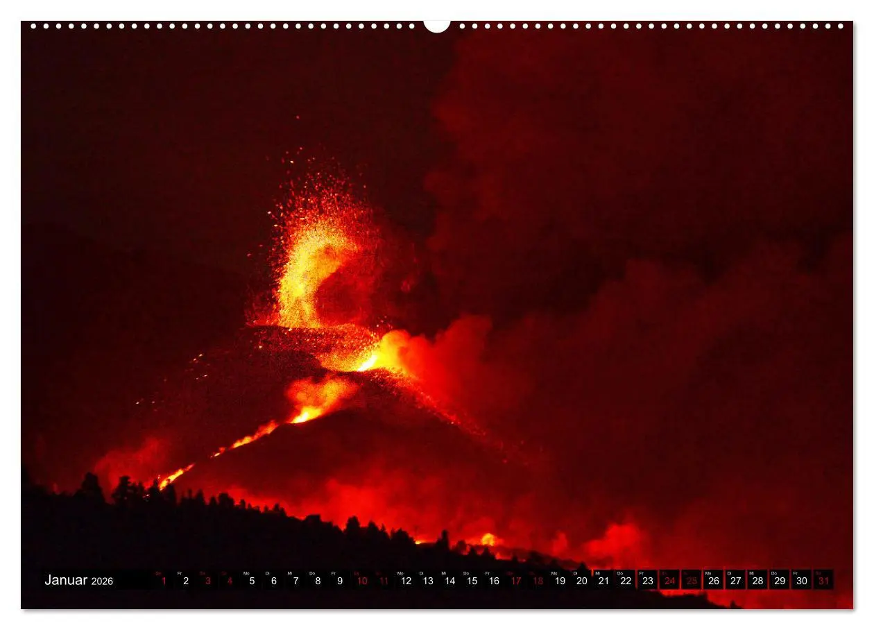 Bild: 9783457553824 | La Palma - der Vulkan Tajogaite (Wandkalender 2026 DIN A2 quer),...