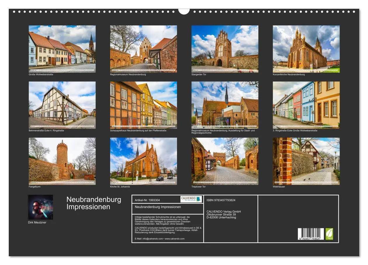 Bild: 9783457793824 | Neubrandenburg Impressionen (Wandkalender 2026 DIN A2 quer),...