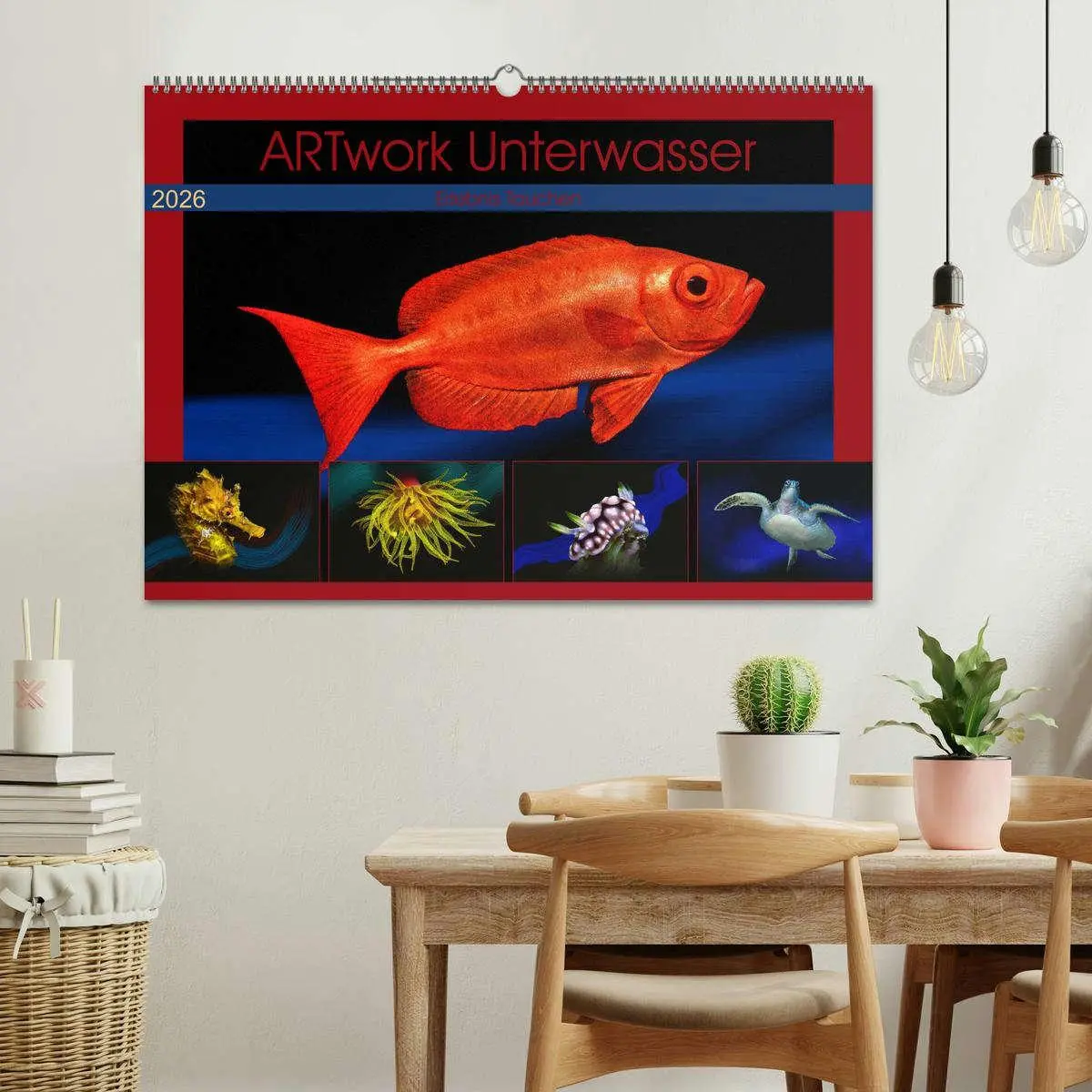 Bild: 9783457863824 | Artwork Unterwasser - Erlebnis Tauchen (Wandkalender 2026 DIN A2...