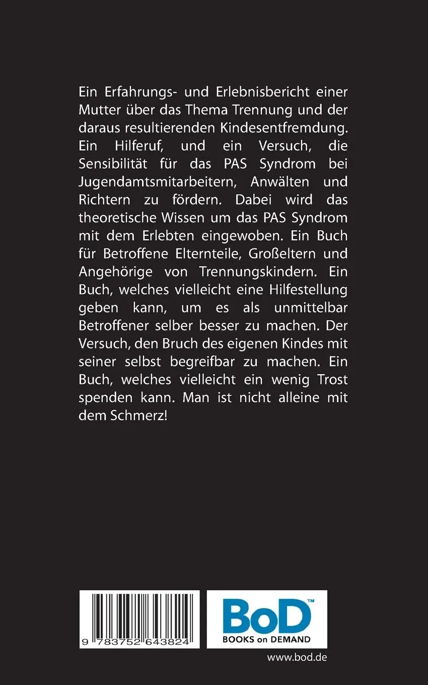 Rückseite: 9783752643824 | Mama gibt auf | Die Geschichte einer Kindesentfremdung | Rella Krauß