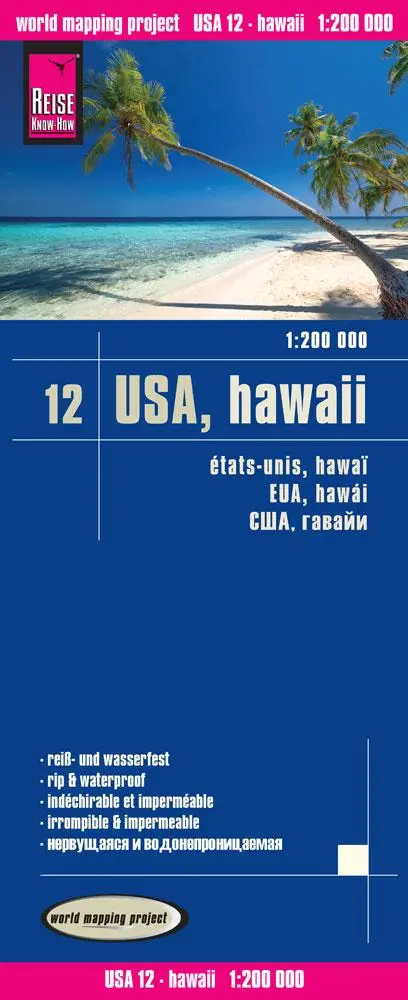 Cover: 9783831773824 | Reise Know-How Landkarte USA 12, Hawaii 1 : 200 000 | Rump | 2 S.