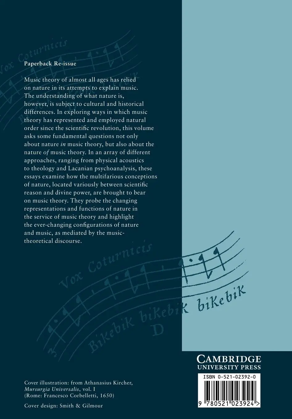 Rückseite: 9780521023924 | Music Theory and Natural Order from the Renaissance to the Early...