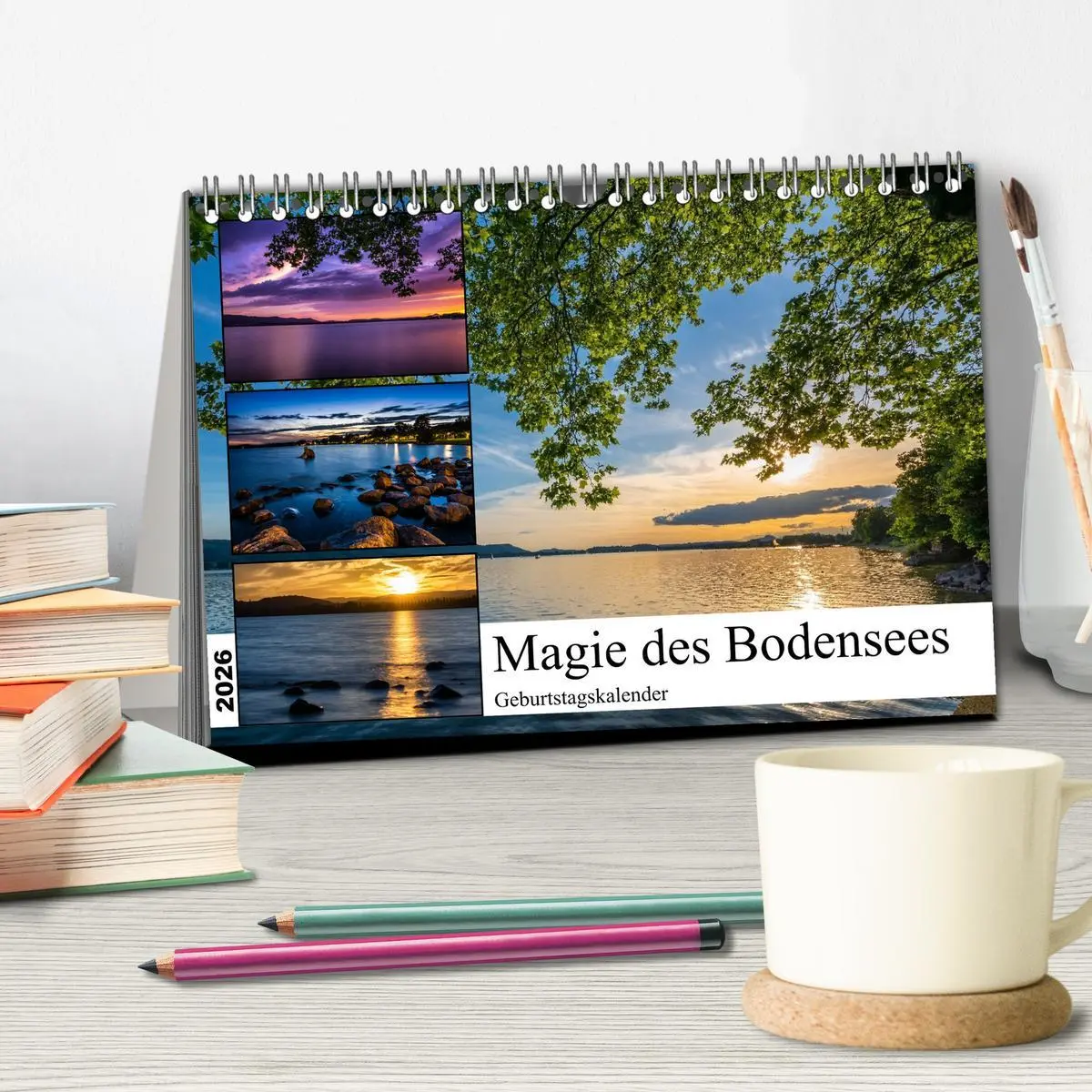 Bild: 9783457543924 | Magie des Bodensees (Tischkalender 2026 DIN A5 quer), CALVENDO...