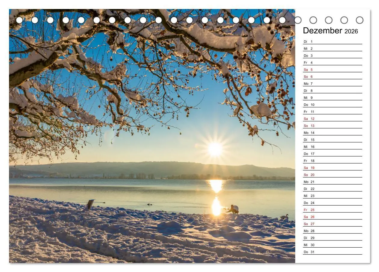Bild: 9783457543924 | Magie des Bodensees (Tischkalender 2026 DIN A5 quer), CALVENDO...