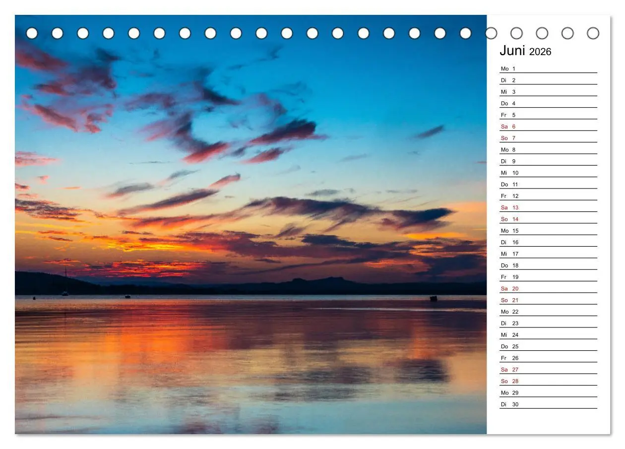 Bild: 9783457543924 | Magie des Bodensees (Tischkalender 2026 DIN A5 quer), CALVENDO...