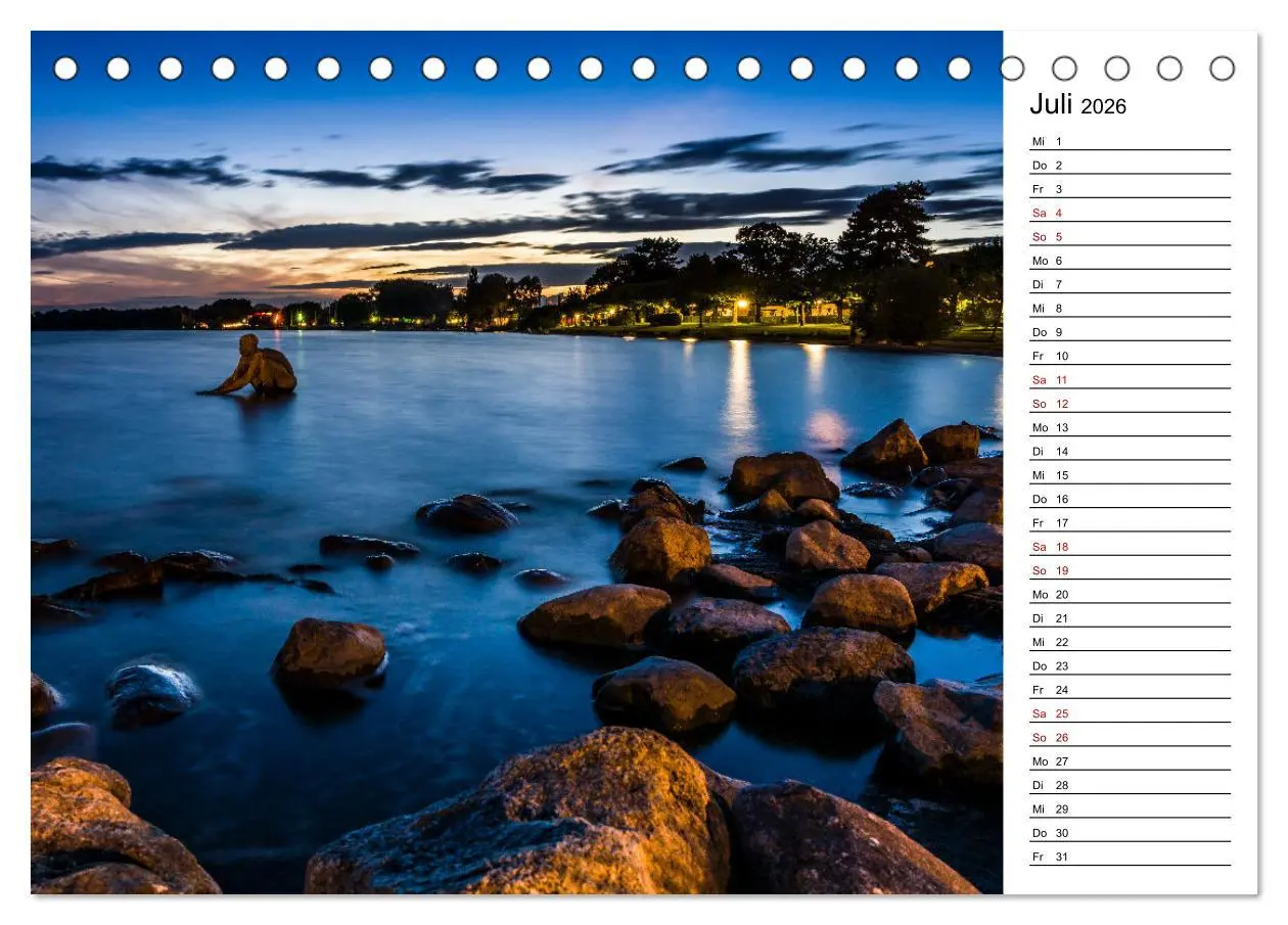 Bild: 9783457543924 | Magie des Bodensees (Tischkalender 2026 DIN A5 quer), CALVENDO...