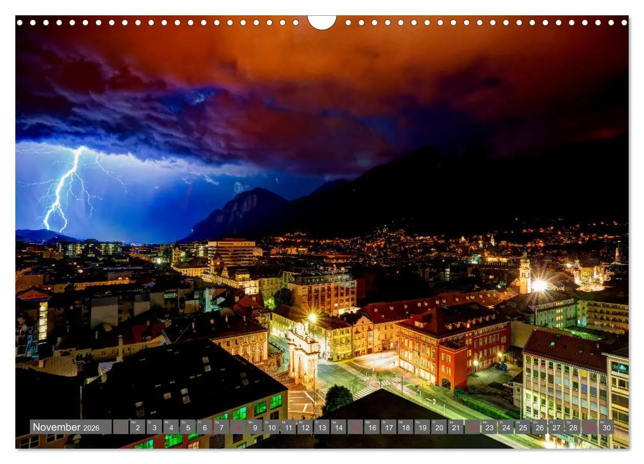 Bild: 9783457923924 | Blitz &amp; Donner (Wandkalender 2026 DIN A3 quer), CALVENDO...
