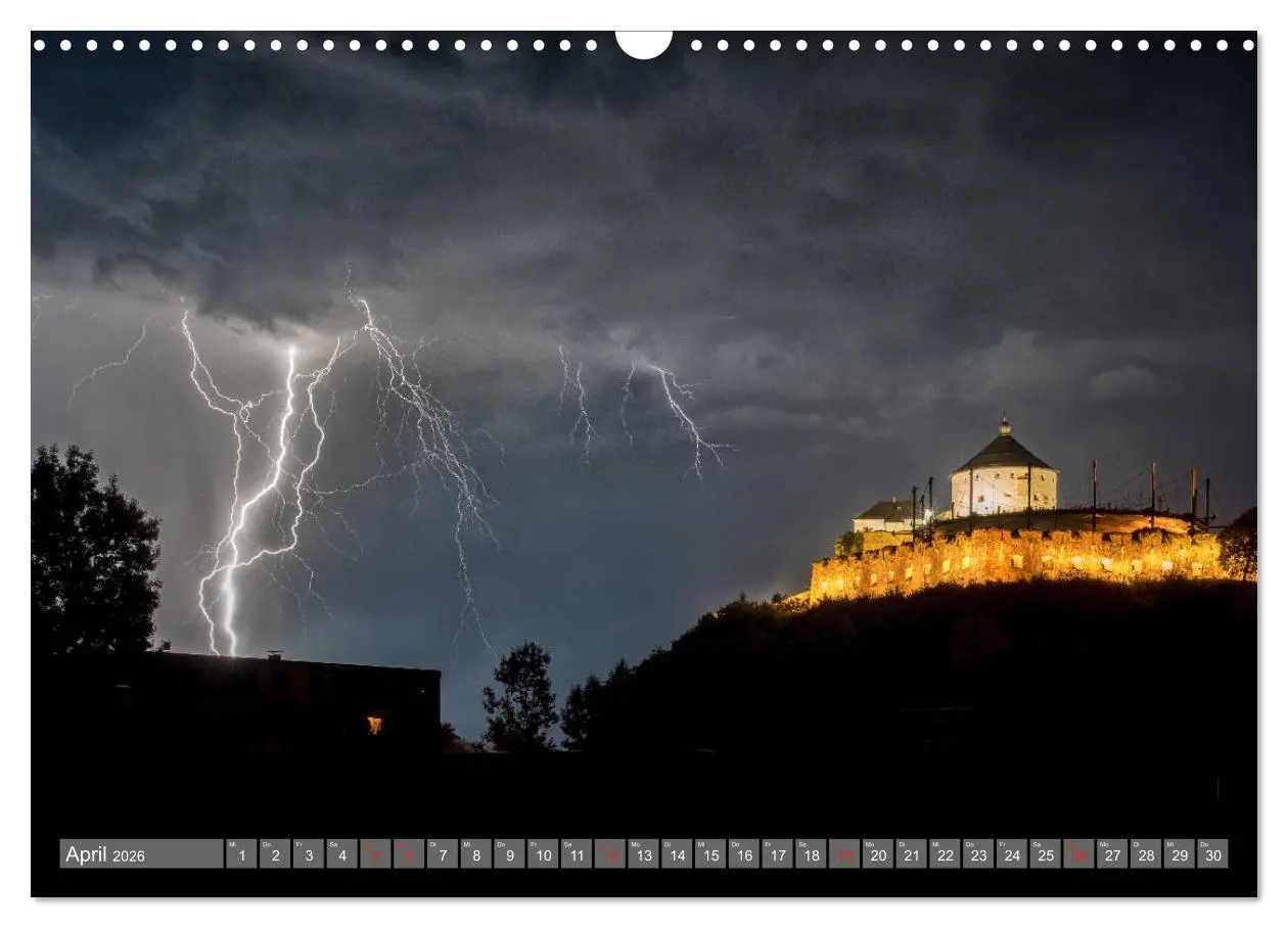Bild: 9783457923924 | Blitz &amp; Donner (Wandkalender 2026 DIN A3 quer), CALVENDO...