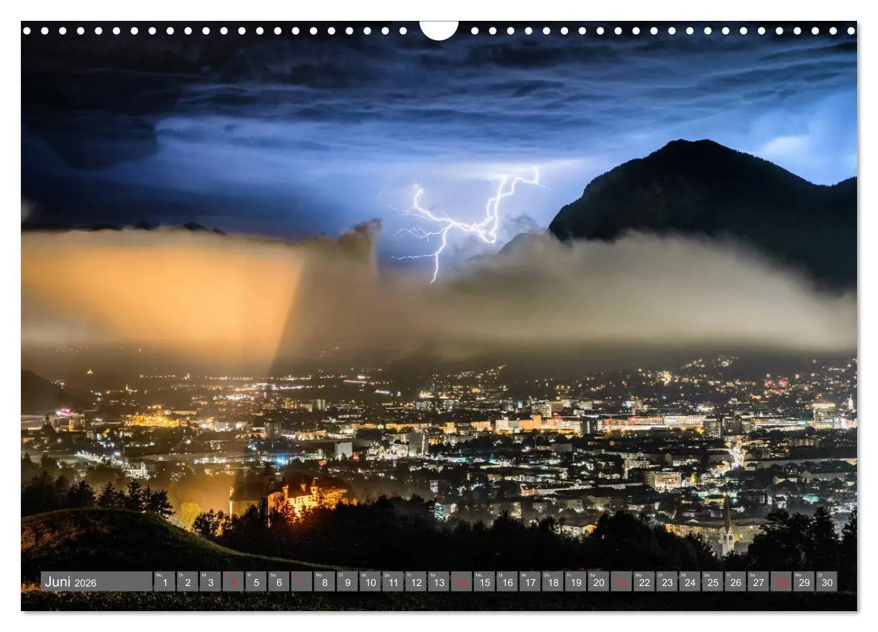 Bild: 9783457923924 | Blitz &amp; Donner (Wandkalender 2026 DIN A3 quer), CALVENDO...