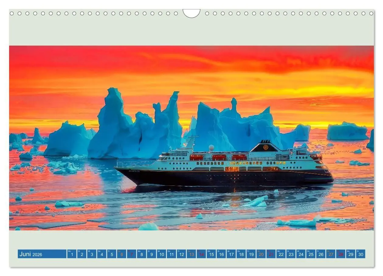 Bild: 9783516703924 | Kreuzfahrtschiffe vor Grönland (Wandkalender 2026 DIN A3 quer),...