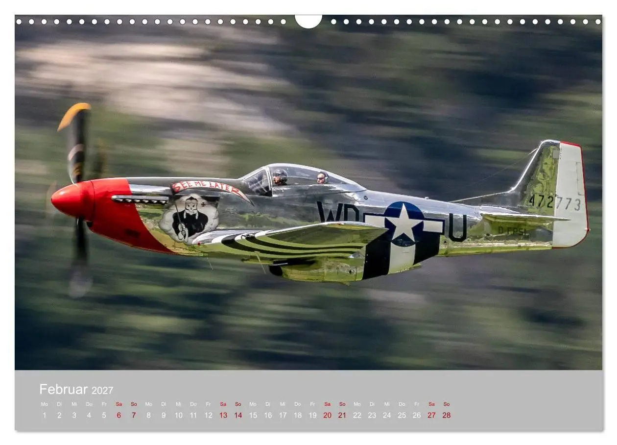 Bild: 9783569583924 | Fliegende Legenden - Warbirds (Wandkalender 2027 DIN A3 quer),...