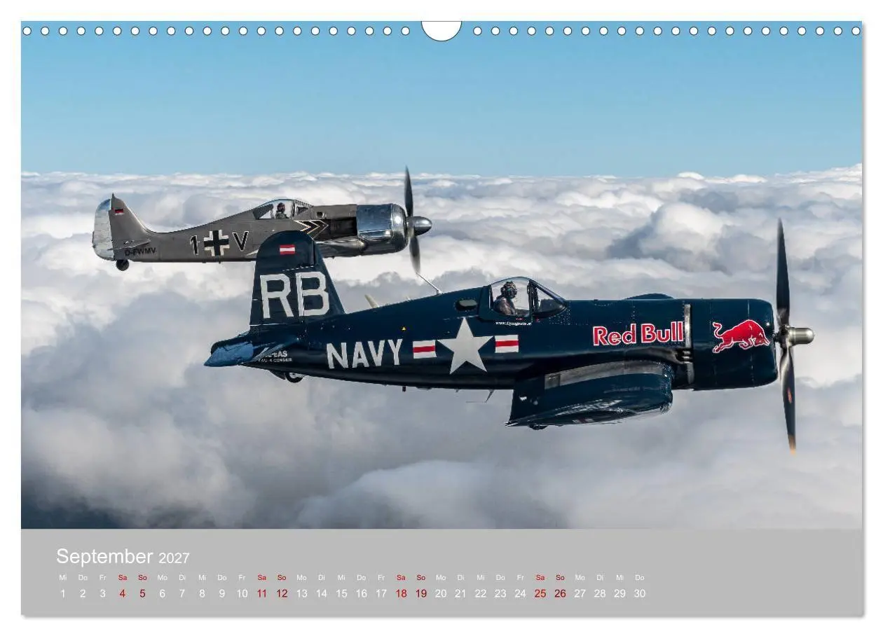 Bild: 9783569583924 | Fliegende Legenden - Warbirds (Wandkalender 2027 DIN A3 quer),...