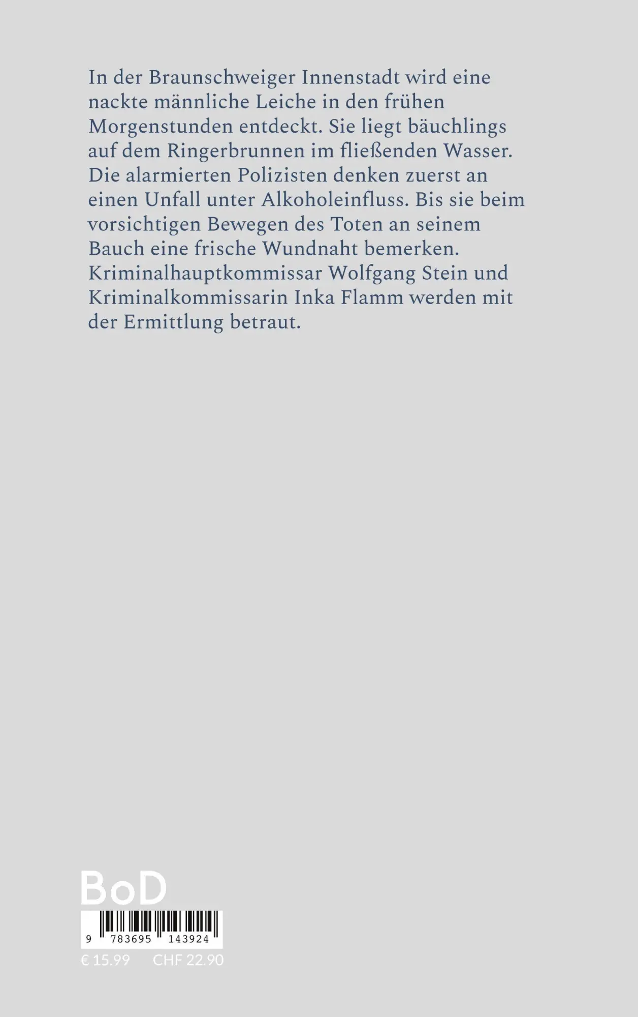 Rückseite: 9783695143924 | Der Märchentod | Ein Braunschweig-Krimi | Hermann Lühr | Taschenbuch