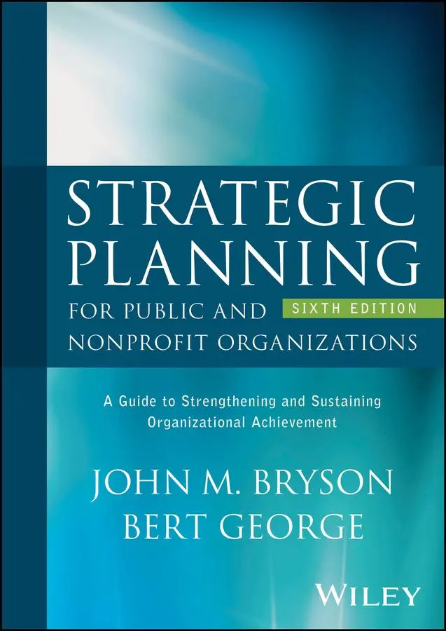 Cover: 9781394274024 | Strategic Planning for Public and Nonprofit Organizations | Buch