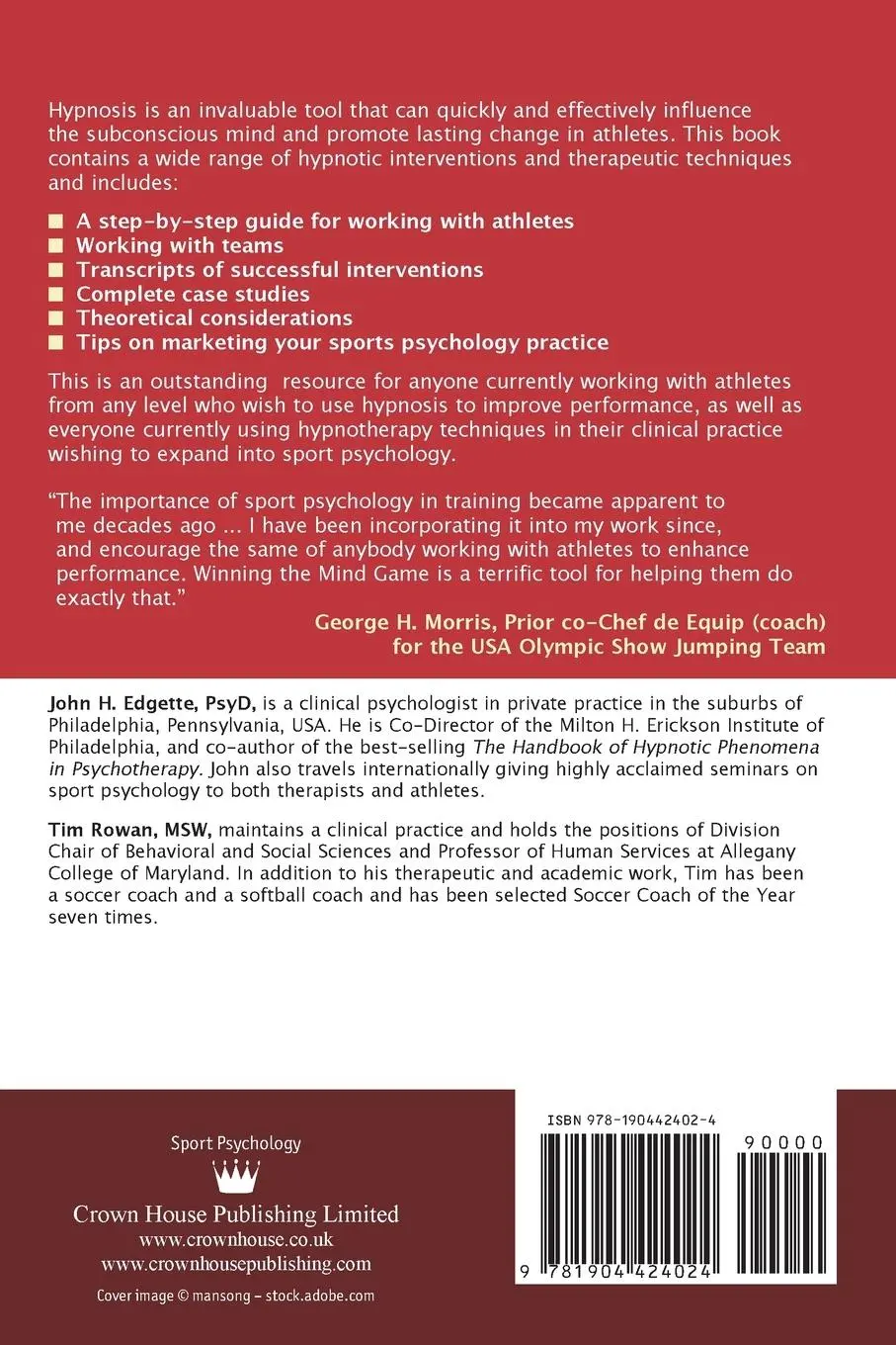 Rückseite: 9781904424024 | Winning the Mind Game | John H Edgette (u. a.) | Taschenbuch | 2013