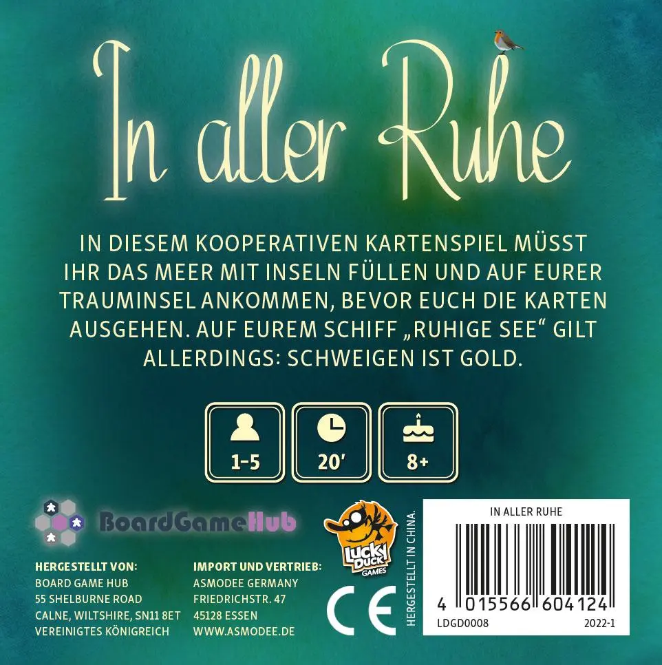 Bild: 4015566604124 | In aller Ruhe | BoardGameHub | Spiel | LDGD0008 | Deutsch | 2022