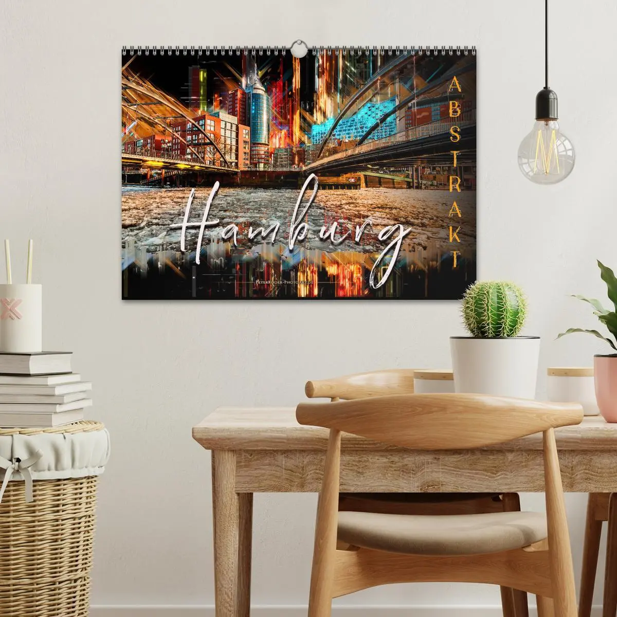 Bild: 9783457804124 | Hamburg abstrakt (Wandkalender 2026 DIN A3 quer), CALVENDO...