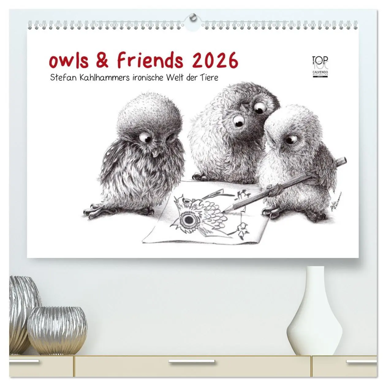 Cover: 9783516204124 | owls &amp; friends 2026 (hochwertiger Premium Wandkalender 2026 DIN A2...