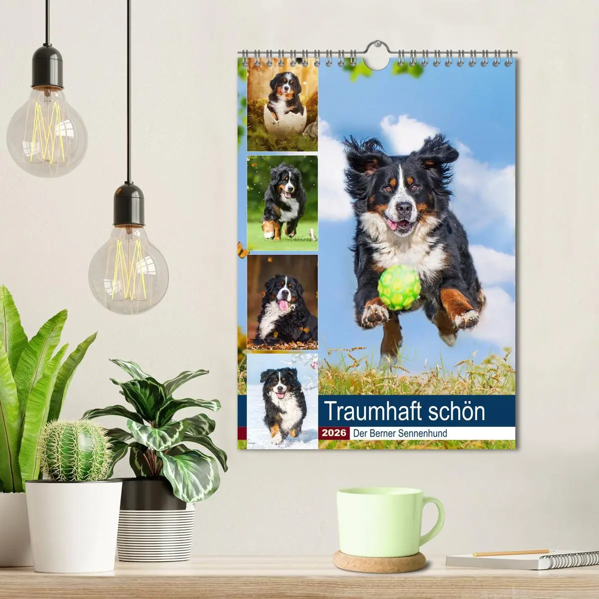 Bild: 9783516374124 | Traumhaft schön - Der Berner Sennenhund (Wandkalender 2026 DIN A4...