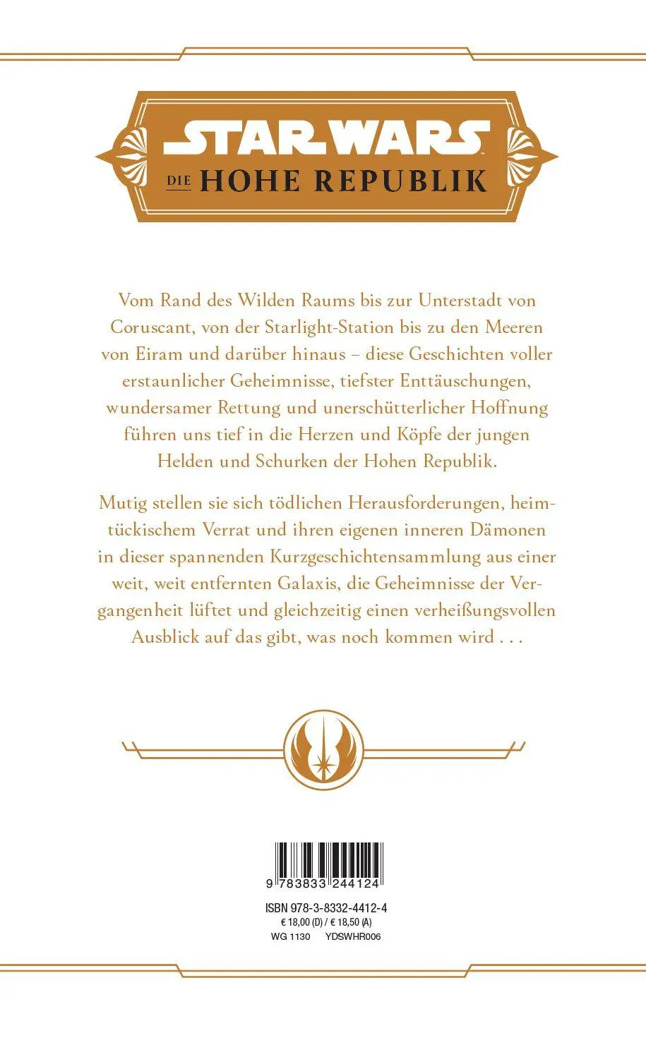 Rückseite: 9783833244124 | Star Wars: Die Hohe Republik - Geschichten von Licht und Leben | Buch