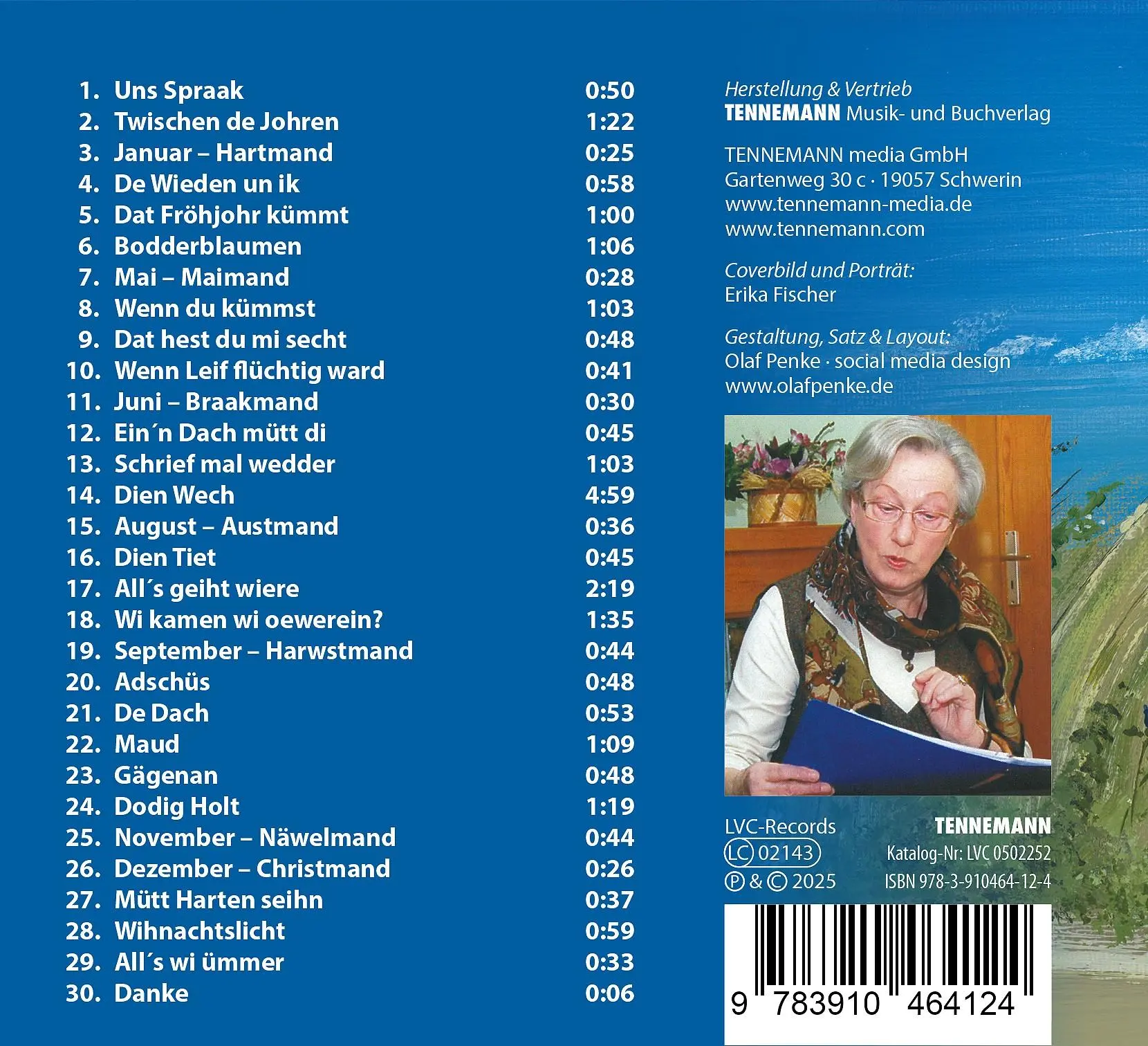 Rückseite: 9783910464124 | Oewert Johr | Erika Fischer | Audio-CD | Deutsch | 2025