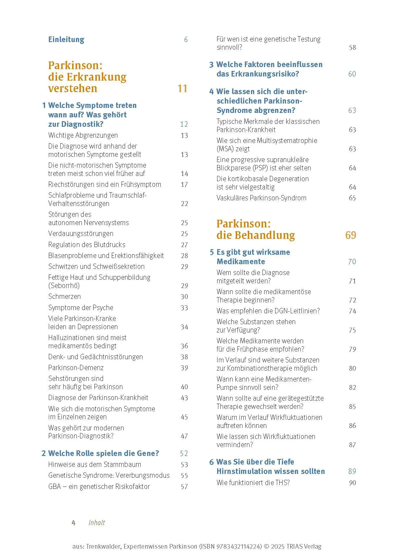 Bild: 9783432114224 | Expertenwissen: Parkinson | Claudia Trenkwalder | Taschenbuch | 208 S.